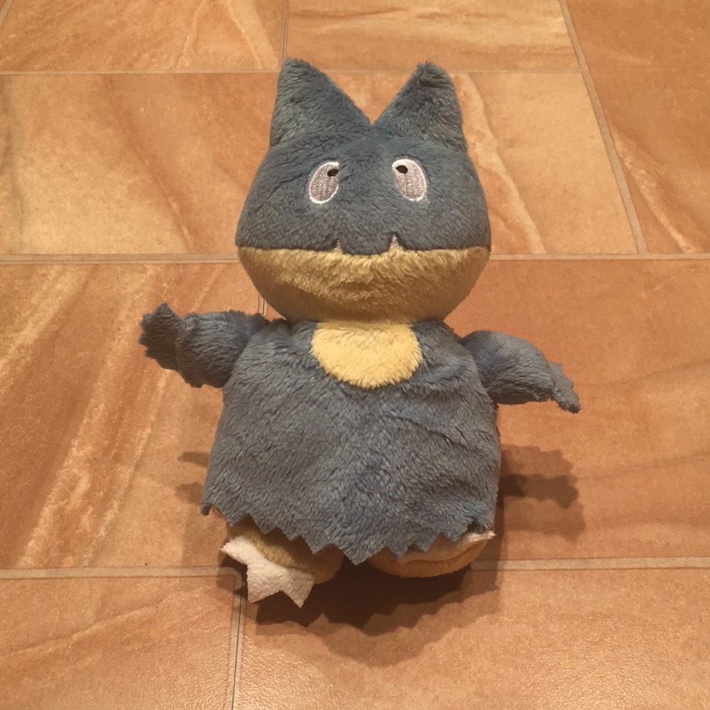 Pokémon Munchlax Nintendo 2007 Jakks 7" Stuffed Animal Plush Toy